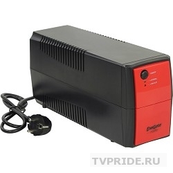 Exegate EP254853RUS ИБП Exegate Power Back BNB-600 600VA, Black-Red, 2 евророзетки