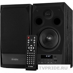 SVEN АС MC-10, чёрный 50 Вт, FM-тюнер, USB/microSD, дисплей, ПДУ, Bluetooth