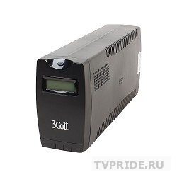 3Cott ИБП Smart 1000 1000VA/600W Display,USB,AVR,RJ11 42 IEC 0358538