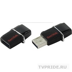 SanDisk USB Drive 64Gb Ultra Dual SDDD2-064G-GAM46 USB3.0, Black