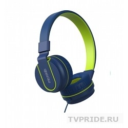 MICROLAB Наушники с микрофоном K763D blue, 20Hz - 20KHz