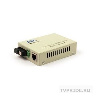 GIGALINK GL-MC-UTPF-SC1F-18SM-1550 Конвертер из UTP, 100Мбит/c в WDM, LFP, SM, SC, Tx1550/Rx1310, 18 дБ до 20 км GL-F920R