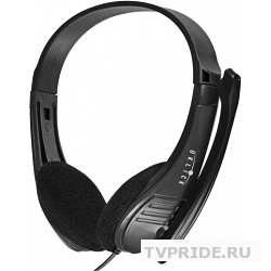 Oklick HS-M150 черный 2м накладные NO-003N 428963