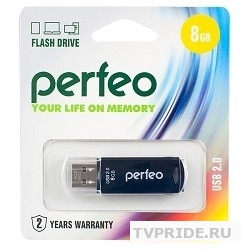 Perfeo USB Drive 4GB C06 Black PF-C06B004