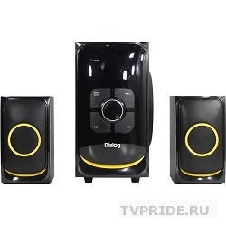 Dialog Progressive AP-208 BLACK - акустические колонки 2.1, 30W215W RMS,Bluetooth,FM,USBSD reader