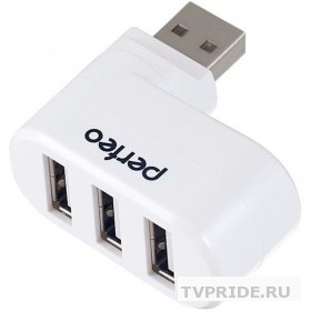 Perfeo PF4281 USB-HUB 3 Port, PF-VI-H024 White белый