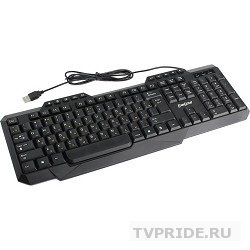 Exegate EX264056RUS Клавиатура Exegate LY-503M, USB, шнур 1,5м, черная, 114кл, Enter большой, мультимедиа, Color box