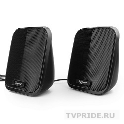 Акустич. система 2.0 Gembird SPK-100, черный, 6 Вт, рег. громкости, USB-питание