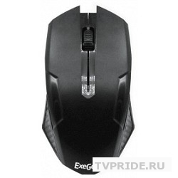 Exegate EX264097RUS Мышь Exegate SH-9025L black, optical, 3btn/scroll, 1000dpi, USB, шнур 2м, Color box