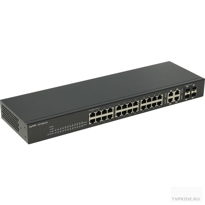 ZYXEL GS1920-24-EU0101F Коммутатор настраиваемый /19U 24x10/100/1000BASE-T 4x10/100/