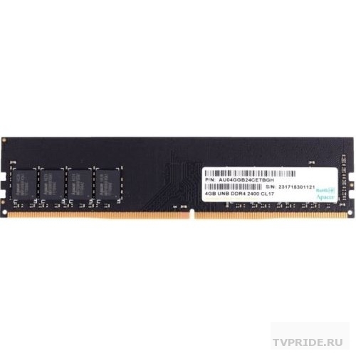 Apacer DDR4 DIMM 4GB EL.04G2T.KFH PC4-19200, 2400MHz