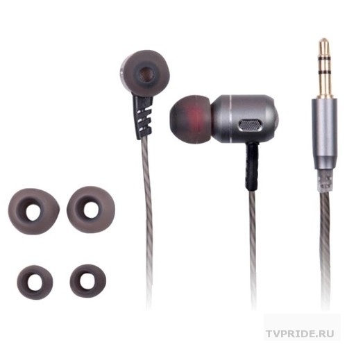 RITMIX RH-140 Space grey наушники, вкладыши 92 дБ, разъем mini jack 3.5mm