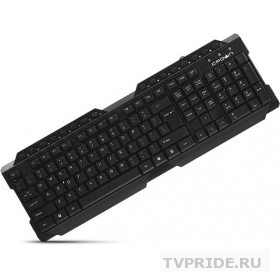 Проводная клавиатура CROWN CMK-158T USB CM000001685 123 клавиш,белая кириллица, 16 мультимедийных клавиш, USB, кабель 1.8м