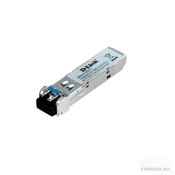 D-Link 312GT2/A1A SFP-трансивер с 1 портом 1000Base-SX для многомодового оптического кабеля до 2 км, разъем Duplex LC