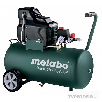 Metabo Basic 280-50 W OF  Компрессор 601529000  Компрессор безмасл. 1.7кВт,50л 