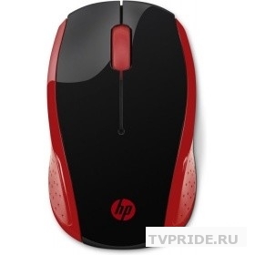 HP 200 2HU82AA Wireless Mouse USB red