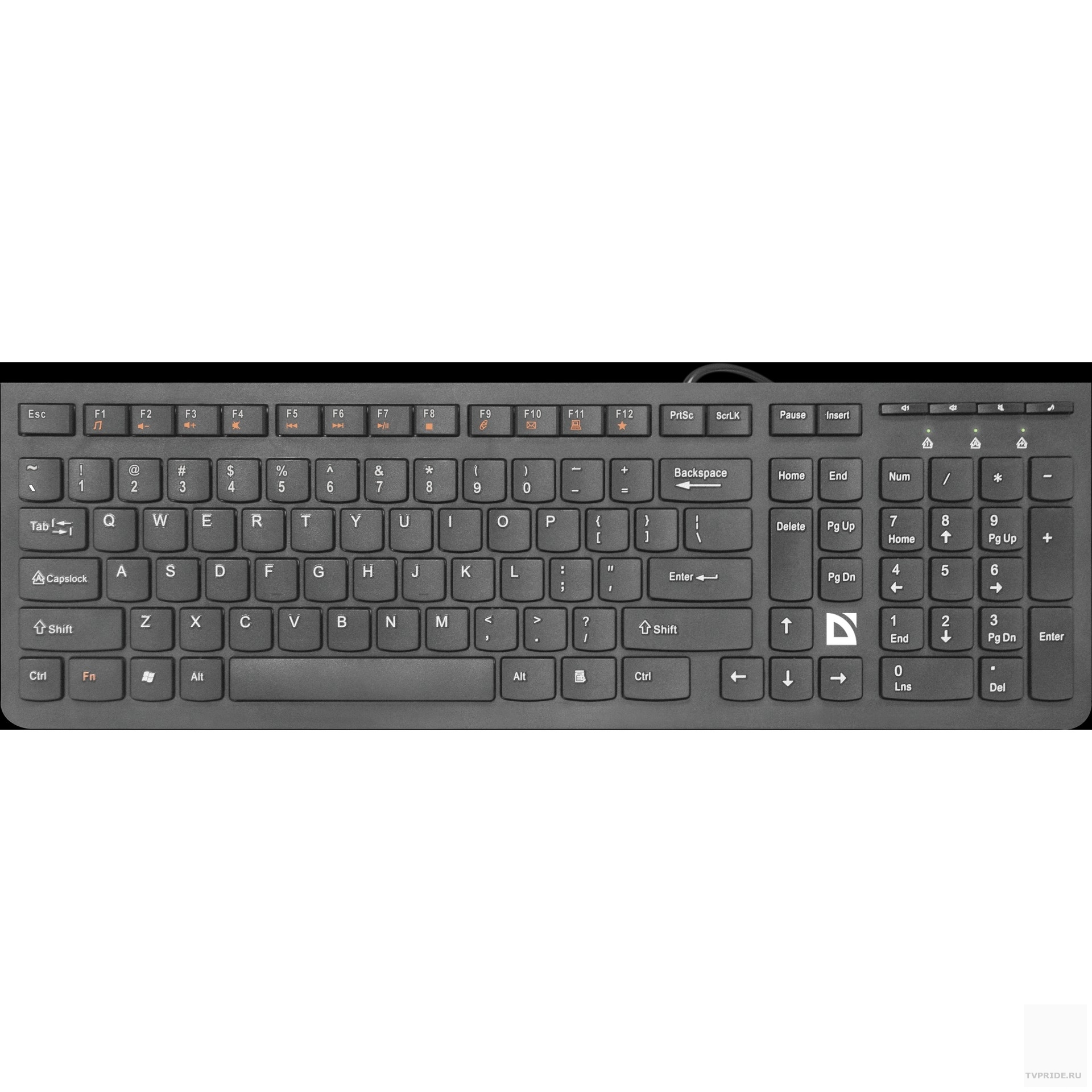 Defender Клавиатура UltraMate SM-530 RU черный Проводная, мультимедиа 45530