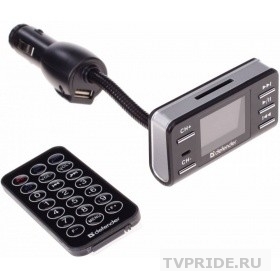 Defender FM-трансмиттер RT-PRO Пульт ДУ, USB для зарядки 83551