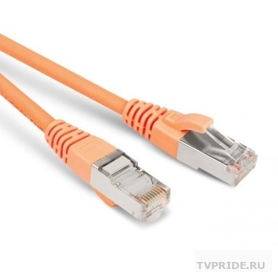 Hyperline PC-LPM-STP-RJ45-RJ45-C5e-1M-LSZH-OR Патч-корд F/­UTP, экранированный, Cat.5е, LSZH, 1 м, оранжевый