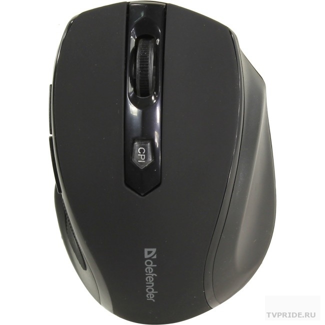 Defender Ultra MM-315 черный 52315 Беспроводная оптическая мышь, 6 кнопок, 800-1600 dpi