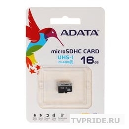 Micro SecureDigital 16Gb A-DATA AUSDH16GUICL10-R