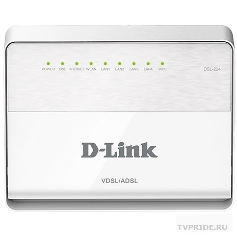 D-Link DSL-224/R1A Беспроводной маршрутизатор VDSL2 с поддержкой ADSL2