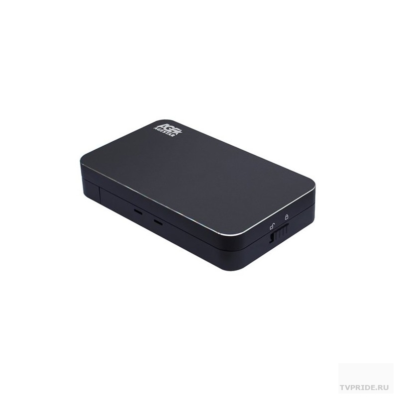 AgeStar 3UB3A9-6G BLACK USB 3.0 Внешний корпус 3.5" SATAIII, UASP, алюминий, черный