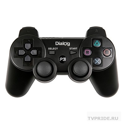 Dialog Gan-Kata GP-A16RF черный Беспроводной геймпад, RF 2.4G, вибрация, 12 кнопок, PS3