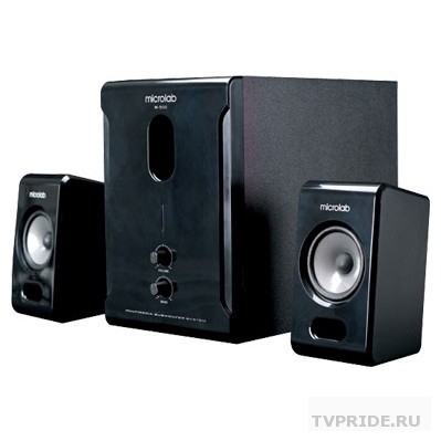 MICROLAB M500/2.1 2 Black колонкисабвуфер 40W RMS USB, SD