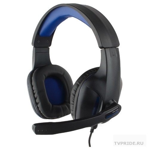 Gembird MHS-G205, код Survarium, черн/син, рег громкости, каб 1.8м