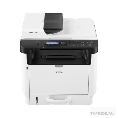 Ricoh SP 330SN МФУ, A4, 256Мб, 32стр/мин, дуплекс, ADF35, LCD-экран, PS, LAN, старт.картр.1000стр.408274