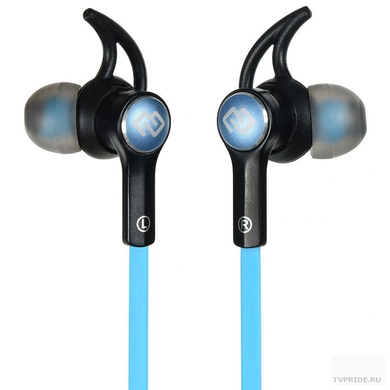 Digma BT-03 черный/синий беспроводные bluetooth шейный обод 1062034