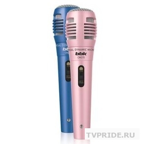 Микрофон BBK CM215 синий розовый
