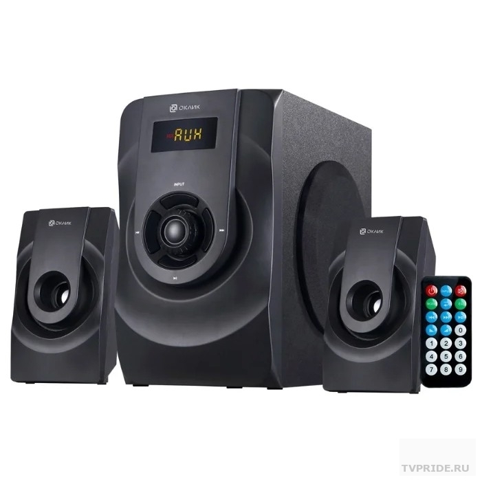 Колонки Oklick OK-430 2.1 черный 24Вт
