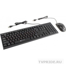 Клавиатура  мышь Oklick 630M черный USB 1091260