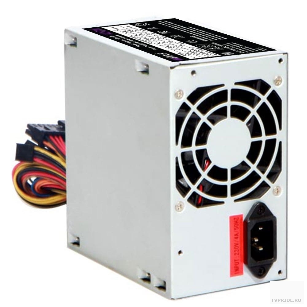 HIPER Блок питания HPT-400 ATX 2.31, peak 400W, Passive PFC, 80mm fan, power cord OEM