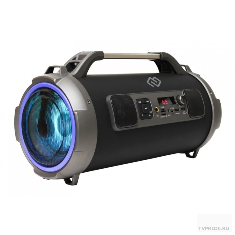 Колонка порт. Digma S-37 черный 30W 1.0 BT/USB SP3730B