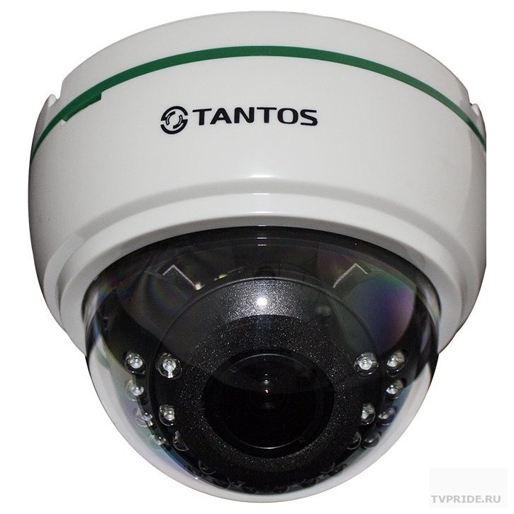 Tantos TSi-De25VPA 2.8-12 двухмегапиксельная купольная IP камера для помещений с вариофокальным объективом и питанием PoE, , 1920х1080, 30 к/с, 1/2.9 SONY EXMOR сенсор