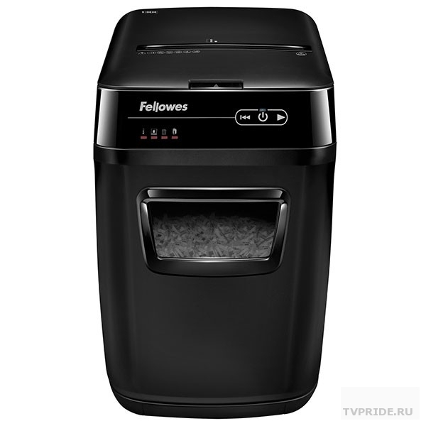 Fellowes Шредер AutoMax 150C FS-4680101/02 секр.P-4/фрагменты 4x38 мм,/150лист./32лтр./Уничтскрепки, скобы, пл.карты,CD диски