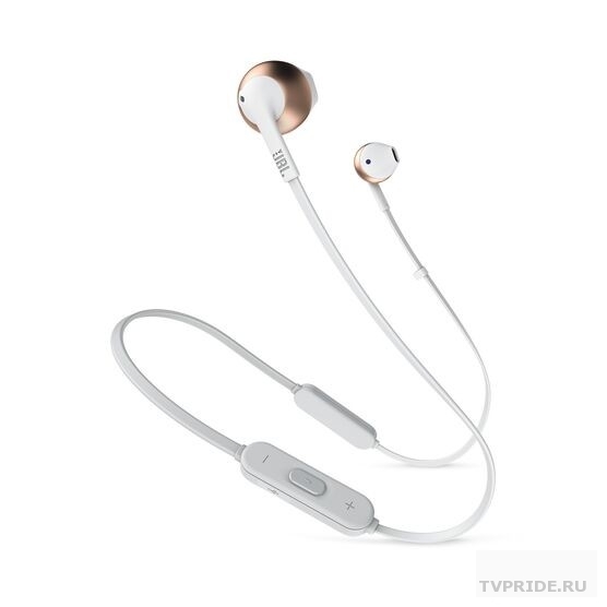 JBL T205BT RGD ,белый/розовое золото JBLT205BTRGD