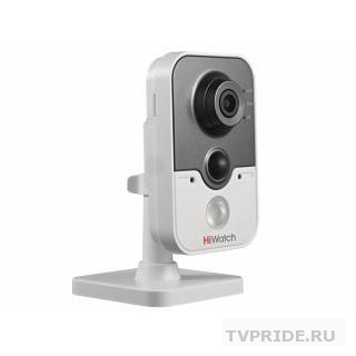 HiWatch DS-I114W 6 mm Видеокамера IP 6-6мм цветная корп.белый