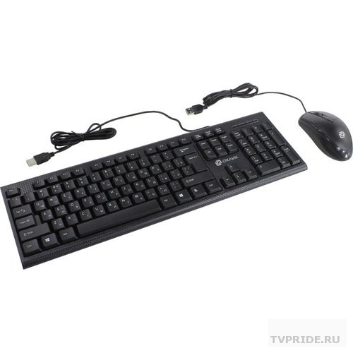 Клавиатура  мышь Oklick 640M черный USB 1102281