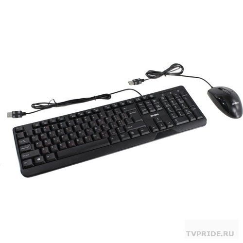 Набор клавиатура мышь Sven KB-S330C черный 104 кл. 12Fn, 1200DPI, 21 кл
