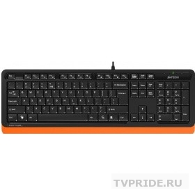 Клавиатура A-4Tech Fstyler FK10 ORANGE черный/оранжевый USB 1147534