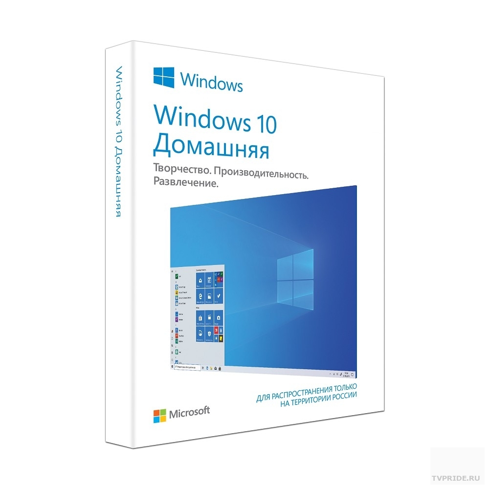 HAJ-00073 Microsoft Windows 10 Home Russian 32/64-bit Russia Only USB replace KW9-00500, KW9-00253