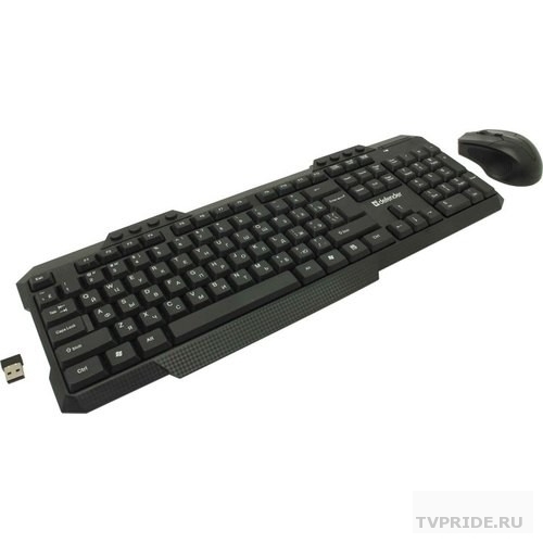 Defender Клавиатура  мышь Jakarta C-805 RU Беспроводной набор, черный, полноразмерный 45805/45804