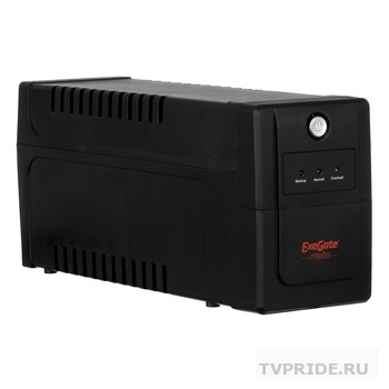 Exegate EP279216RUS ИБП ExeGate Power Back UHB-1000 1000VA, Black, 2 евророзетки