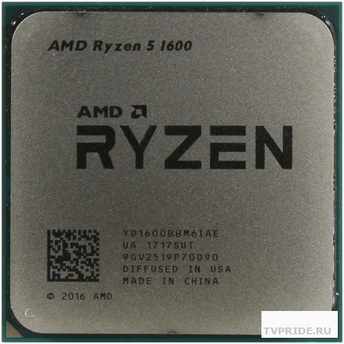  AMD Ryzen 5 1600 OEM 3.2/3.6GHz Boost, 19MB, 65W, AM4 YD1600BBM6IAF
