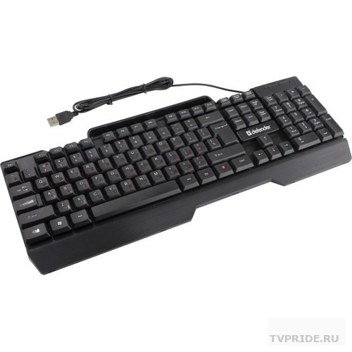 Defender Клавиатура Search HB-790 RU 45790 Проводная, черный, полноразмерная