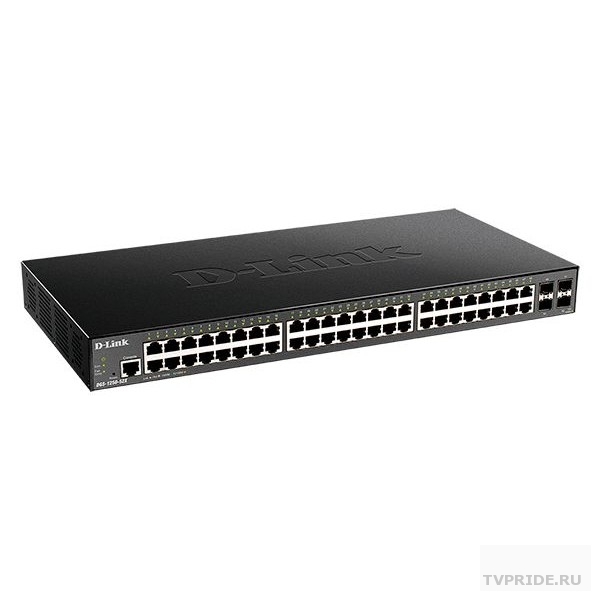 D-Link DGS-1250-52X/A1A Настраиваемый L2 коммутатор c 48 портами 10/100/1000Base-T и 4 портами 10GBase-X SFP